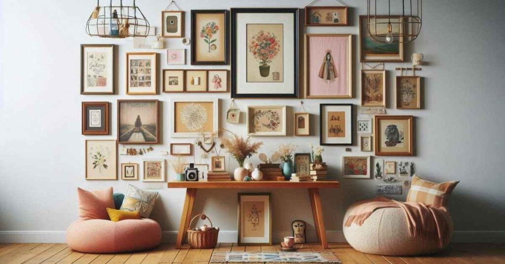 How to Create a DIY Gallery Wall with Thrift Store Frames